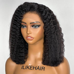 
            
                Load image into Gallery viewer, Flowy Bohemian Curly Hair With Kinky Edges 13x4 HD Lace Front Wig
            
        