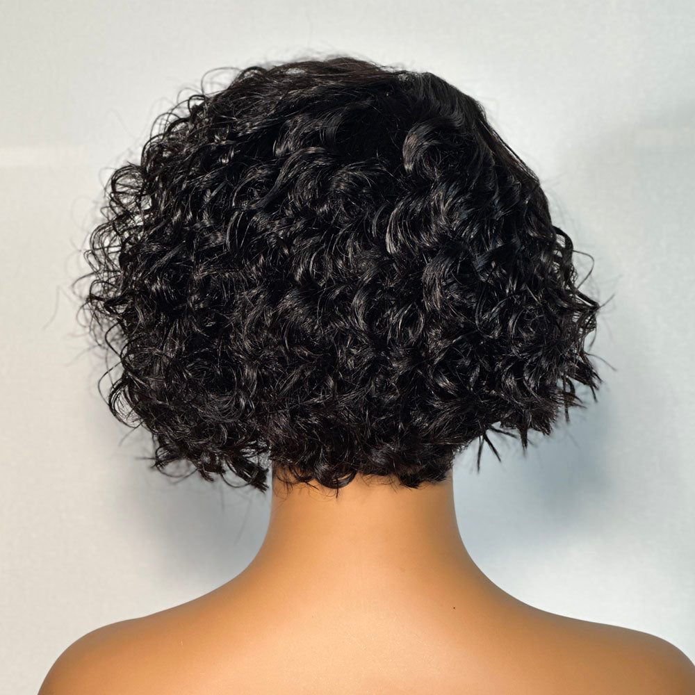
            
                Load image into Gallery viewer, Summer Vibes Bouncy Curly Pixie Cut Hair 5x5 Lace Closure Wig
            
        