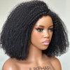 Put on & Go Jerry Curly Pre Cut 5x5 Lace Bob With Kinky Edges Wig