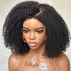 Put on & Go Jerry Curly Pre Cut 5x5 Lace Bob With Kinky Edges Wig