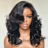 Put on & Go Layered Wavy With Side Bangs 5x5 Lace Closure Wig