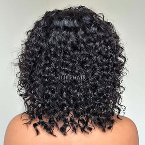 Wet & Wavy Short Bob Water Wave Lace Front Wig