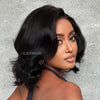 Put on & Go Side Part Layered Fluffy Bob Lace Closure Wig