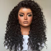 Fluffy Wand Curls HD Lace With 4C Kinky Edges Wig