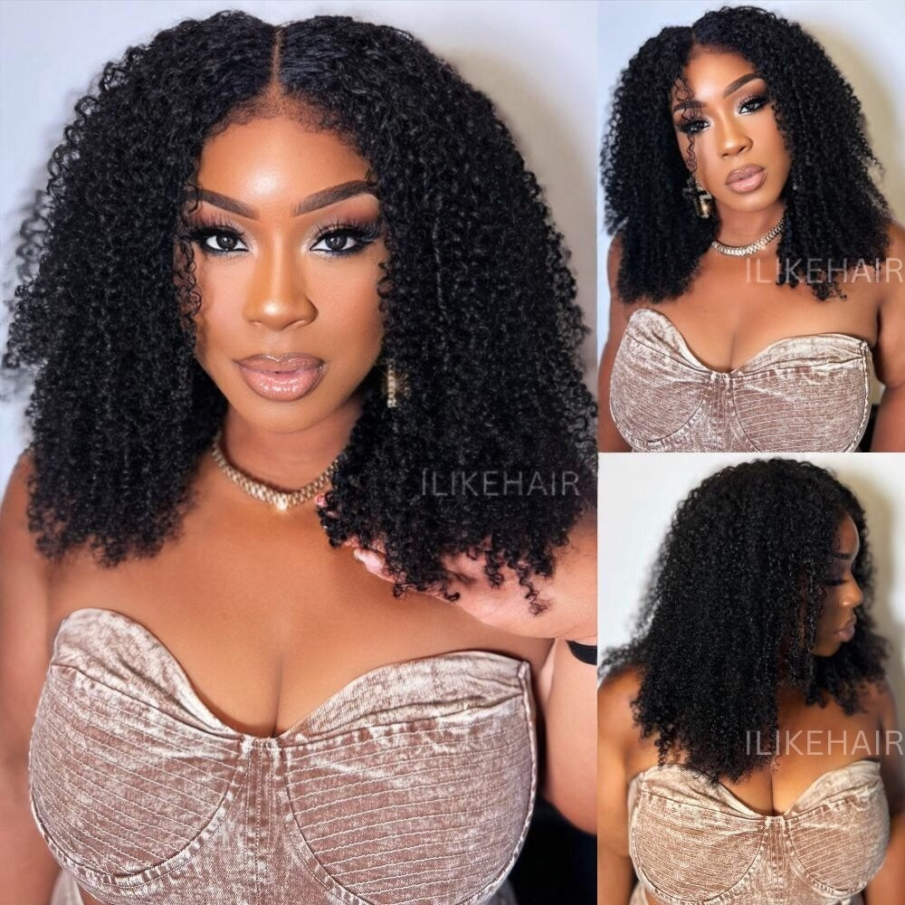 
            
                Load image into Gallery viewer, Afro Coily HD Lace Frontal With 4c Kinky Edges Wig
            
        