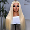 613 Blonde Silky Straight Human Hair Lace Front Wig