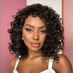 Put on & Go Curly Bob Glueless 100% Human Hair Wig