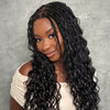 Full Lace Knotless Boho Curls Braided Invisi Drawstring Wig