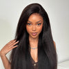 ILIKEHAIR Hyperrealism Kinky Edges HD Lace Wig with Adjustable Velcro Cap