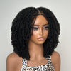 Full Lace Knotless Twist-out Mini Locs Boho Invisi Drawstring Wig