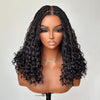 HD Full Lace Knotless Boho Braided Curly Wig With Invisi Drawstring Wig