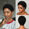 Summer-Ready Short Curly Pixie 13x4 Lace Wig with Baby Hairs
