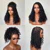 HD Full Lace Knotless Boho Braided Curly Wig With Invisi Drawstring Wig