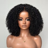 Glueless Juicy Curly HD Lace Closure With 4C Kinky Edges Pre-cut Wig