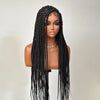 Full Lace Rope Twists Braided Wig With Invisi Drawstring