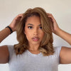 Glam Ombre Honey Blonde Wavy 13x4 Lace Frontal Wig