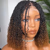 Ombre Brown Full Lace Micro Island twists Knotless Braids Wig