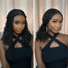 Full Lace Knotless Bohemian Braided Curls Invisi Drawstring Wig
