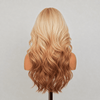 90s Ombre Blonde Copper Layered Body Wave 13x4 Lace Wig with Side Part