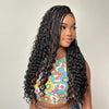 Natural Black Full Lace Braided Cornrows Wig With Baby Hair
