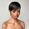 Modern Side Bangs Pixie Cut Full Lace Wig