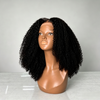 Glueless Natural Kinky Curly Lace Closure Wig