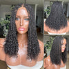 Full Lace Micro Kinky Twists Knotless Braided Wig With Invisi Drawstring