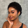 Beginner Friendly Full Lace 3C Curly Pixie Wig For Daily Wear