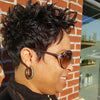Full Lace Spiky Pixie Cut With Laid Edges Wig
