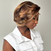 Blonde Highlights Rich Layered Volume Bob 5x5 Lace Wig