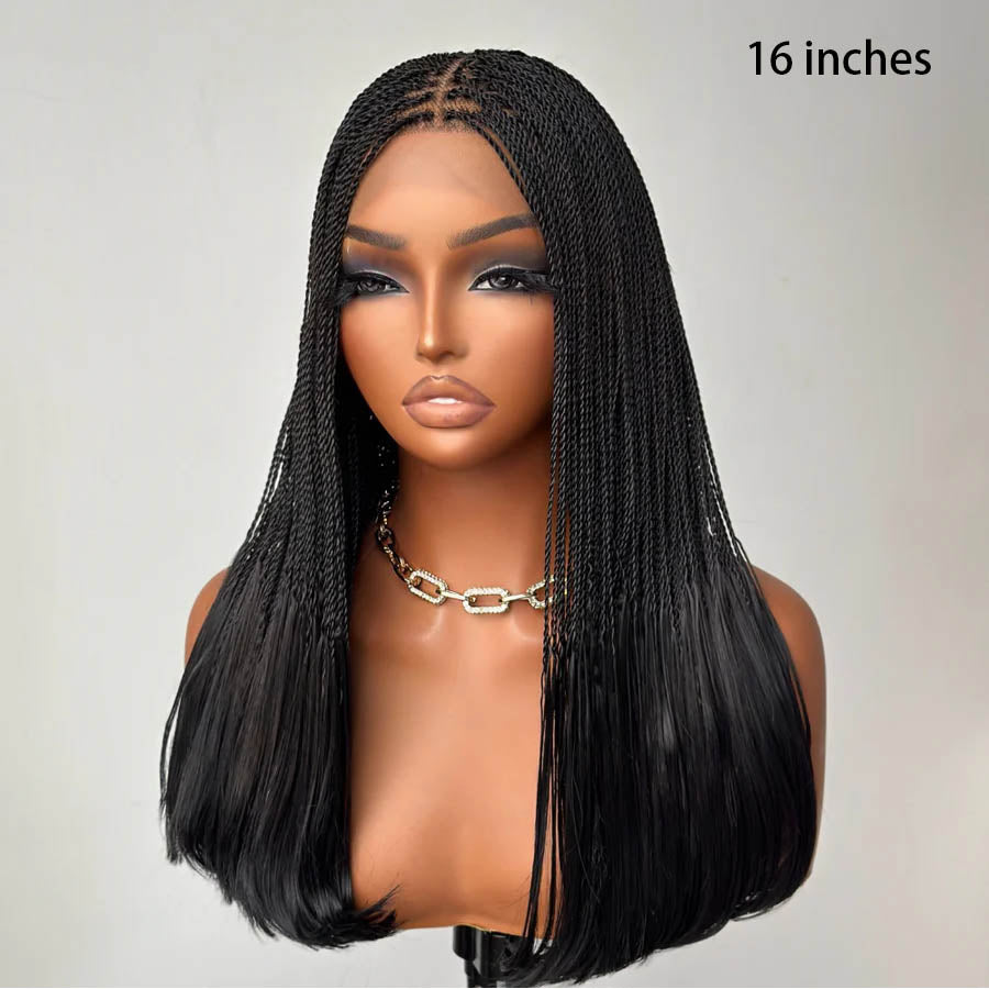 Knotless Full Lace Sleek Micro Twists Wig