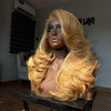 13x4 Lace Frontal Effortless Chic Golden Blonde Layers Wig