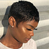 Full Lace Pixie Cut Wig 100% Human Hair