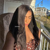 Kinky Straight Hd Lace Frontal With 4C Kinky Edges Wig