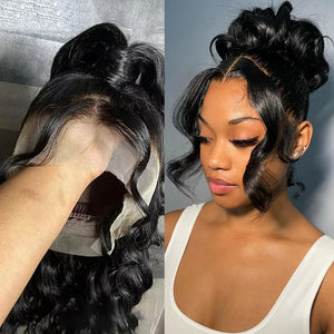 360 Lace Front Wigs Brazilian Body Wave Human Hair Frontal Wigs With Baby Hair