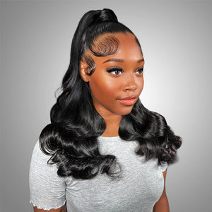 360 Lace Front Wigs Brazilian Body Wave Human Hair Frontal Wigs With Baby Hair