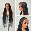 Full Lace Boho Braided Cornrows Wig