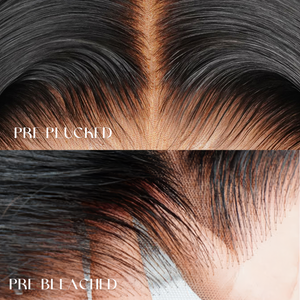 613 Ombre Blonde Highlight with Brown Blunt Cut Bob Wig