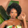 Afro Coily Curly 13×4 Lace Frontal Human Hair Wig With Baby hair