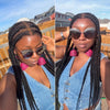 Full Lace Cornrow Smoke Braids With Baby Hair Invisi Drawstring Wig