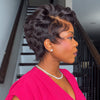 Freeform Side Part Pixie 13x6 Lace Wig with Tousled Layers