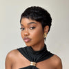 Full Lace Pixie Cut Wig 100% Human Hair