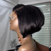 Put on And Go Celebrity Style Short Cut Side Part Bob Wig