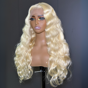 613 Blonde Body Wave Human Hair Lace Front Wig