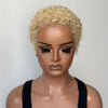 Bold Spirit 613 Blonde Short Curly Afro 13x6 Lace Wig with Defined Curls