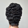 Full Lace Finger Wave Short Pixie Cut Wig With Drawstrings