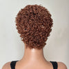 Fresh Start Brown Short Curly Pixie 13x6 Lace Wig with Tight Curls