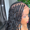 Natural Black Full Lace Braided Cornrows Wig With Baby Hair