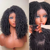 Full Lace Knotless Twist-out Microlocs Boho Wig with Invisible Drawstring