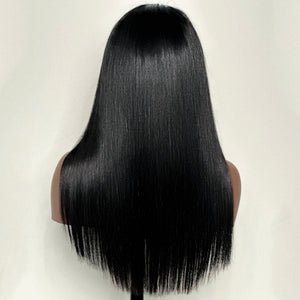 Wear & Go Natural Silky Straight Glueless 5x5 Pre Cut Lace Closure Wig